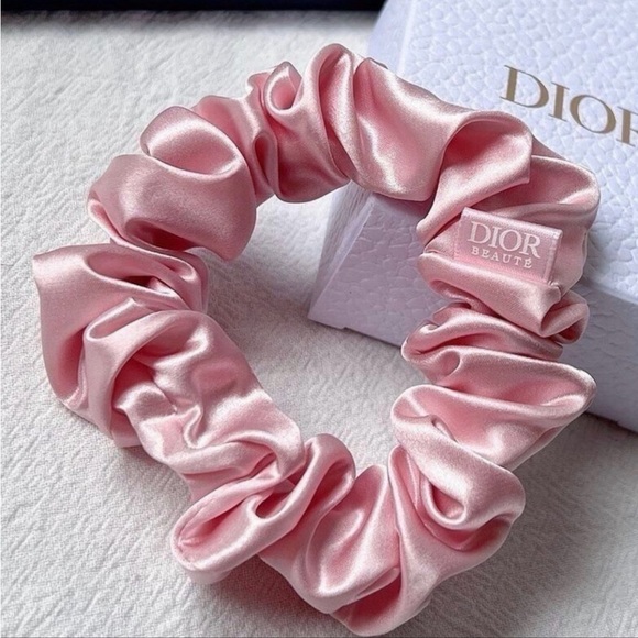 Dior Accessories - Dior Satin Hair Scrunchie